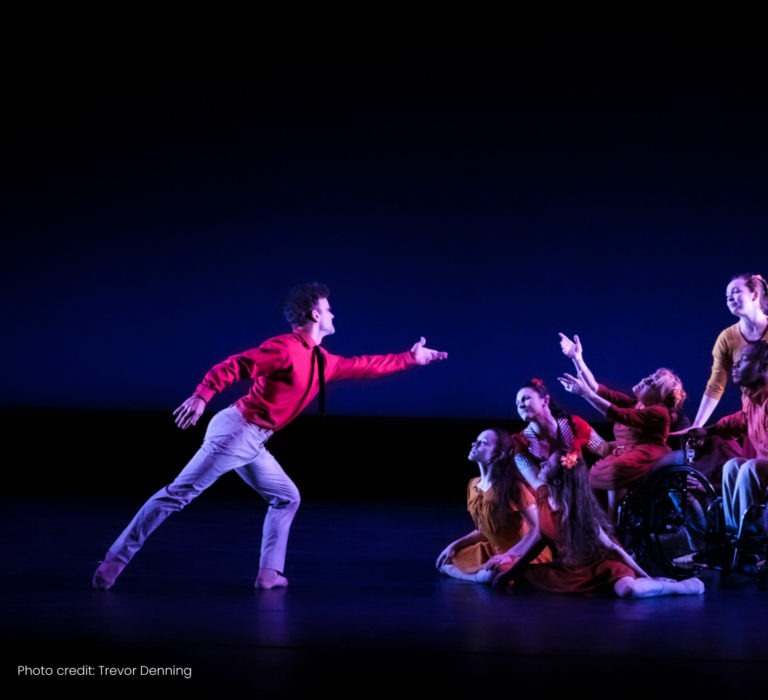 The Dancing Wheels Company in “Three 4 Ann” choreographed by Mark Tomasic