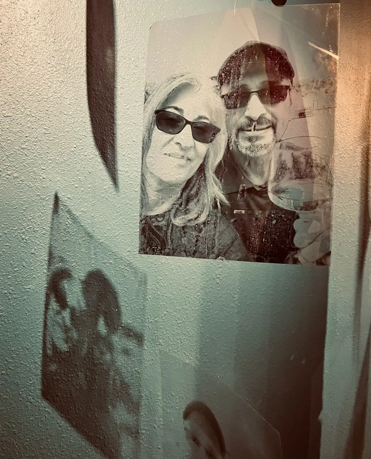 Examples of images from the Fading Family Portraits installation (all part of Preserved Memories). The same image is reproduced and fades, emblematic of Alzheimer’s disease.