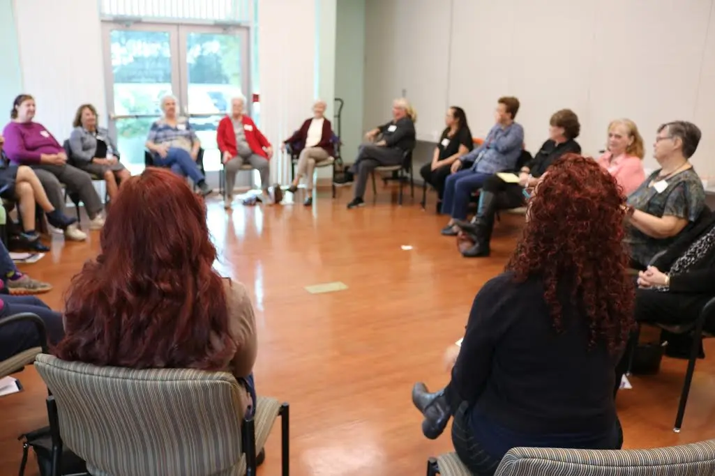 Stories Love Music meets with caregivers at MAC Center Eastern Shore, Maryland. 