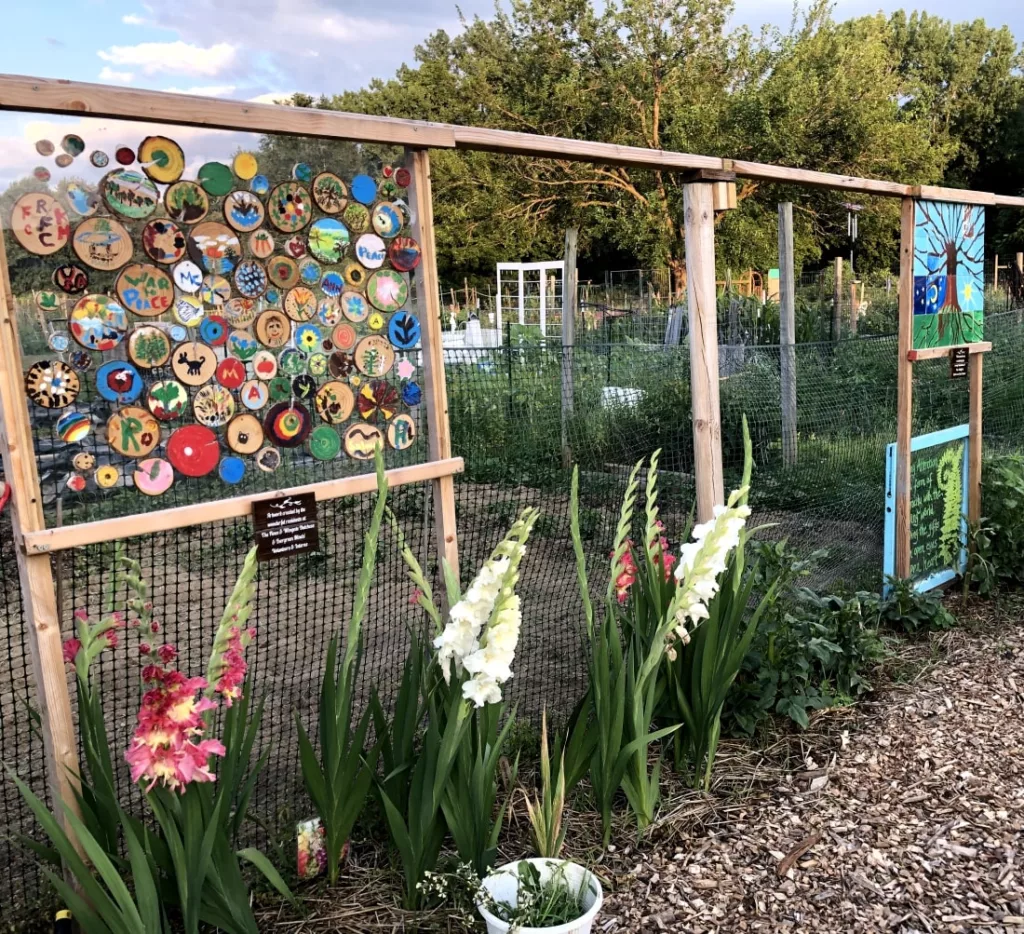 Artworks are from the Project Growing Together garden.