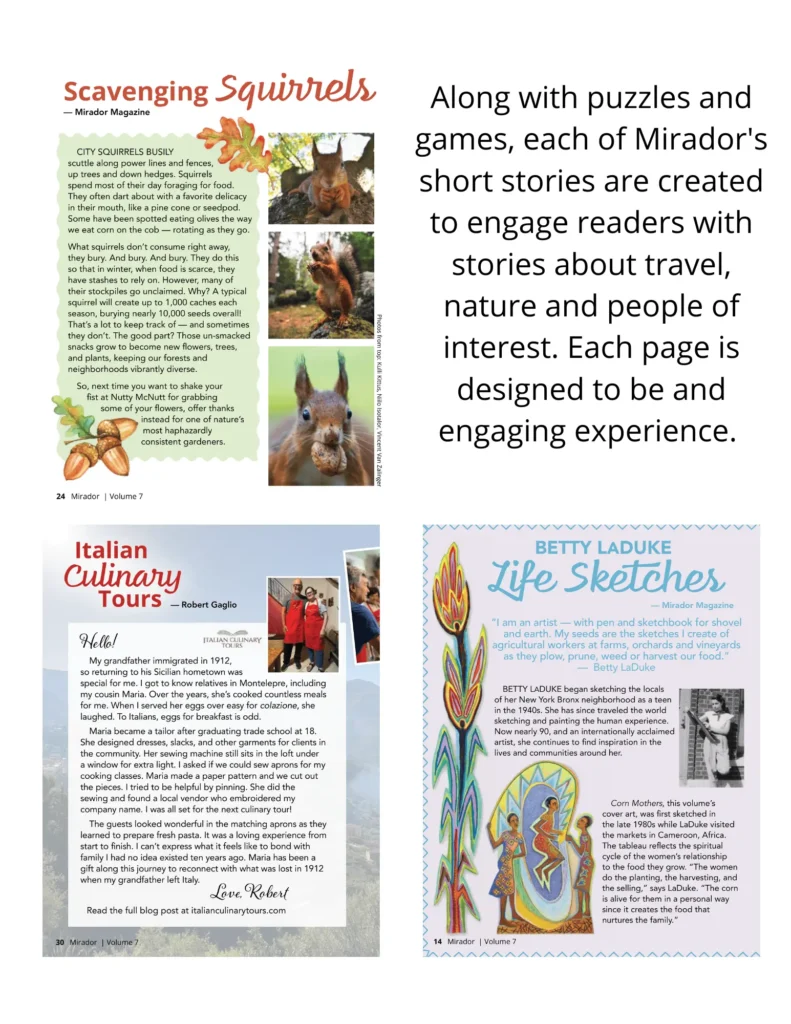 Mirador example page