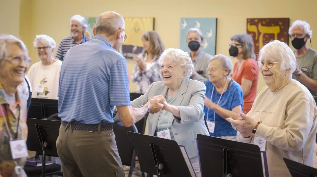 SOUND MEMORIES is a Daisy May Films production and shares the stories of several individuals who are using socialization and singing via memory choirs as a therapeutic technique for those with dementia and Alzheimer’s.