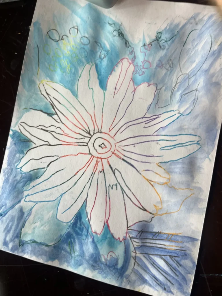 Flower painting