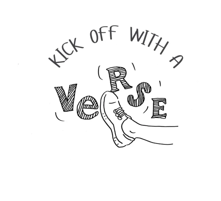 Kick Off With a Verse by Karin De Novellis