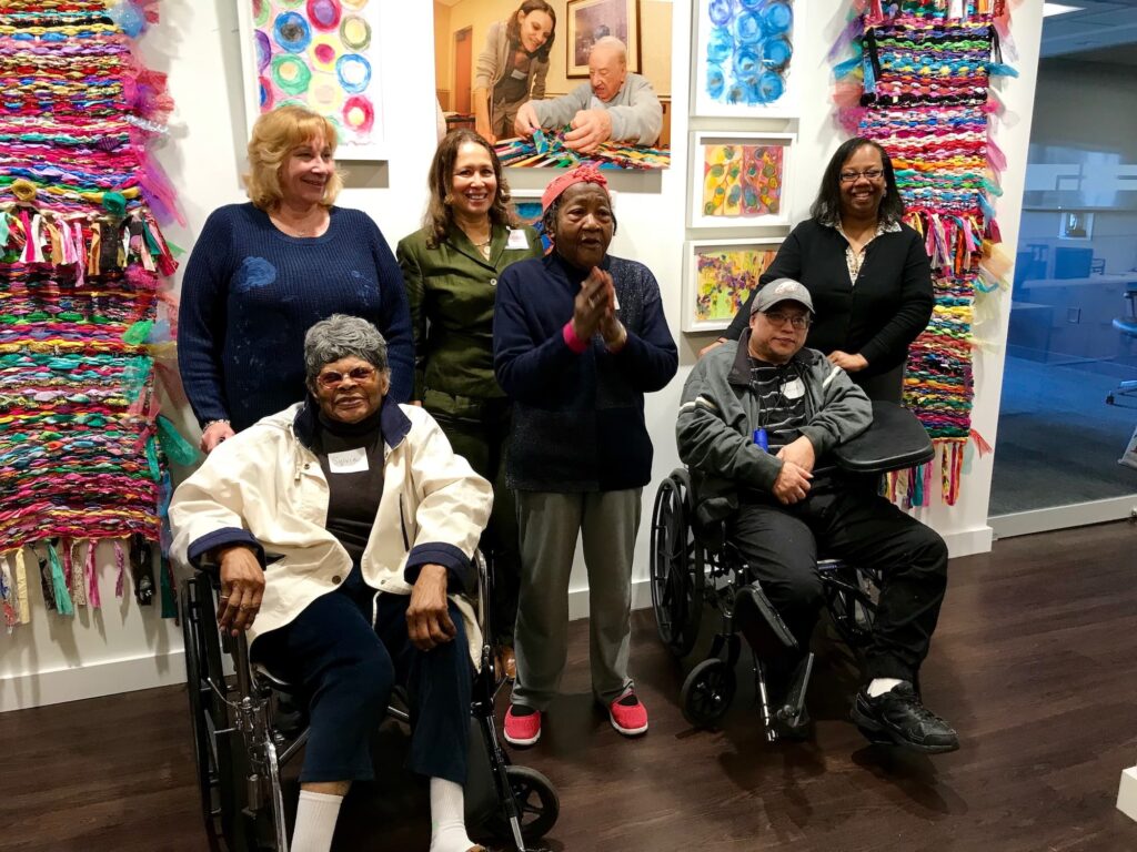 A group of artists and care partners from the ARTZ Philadelphia programming in 2018.