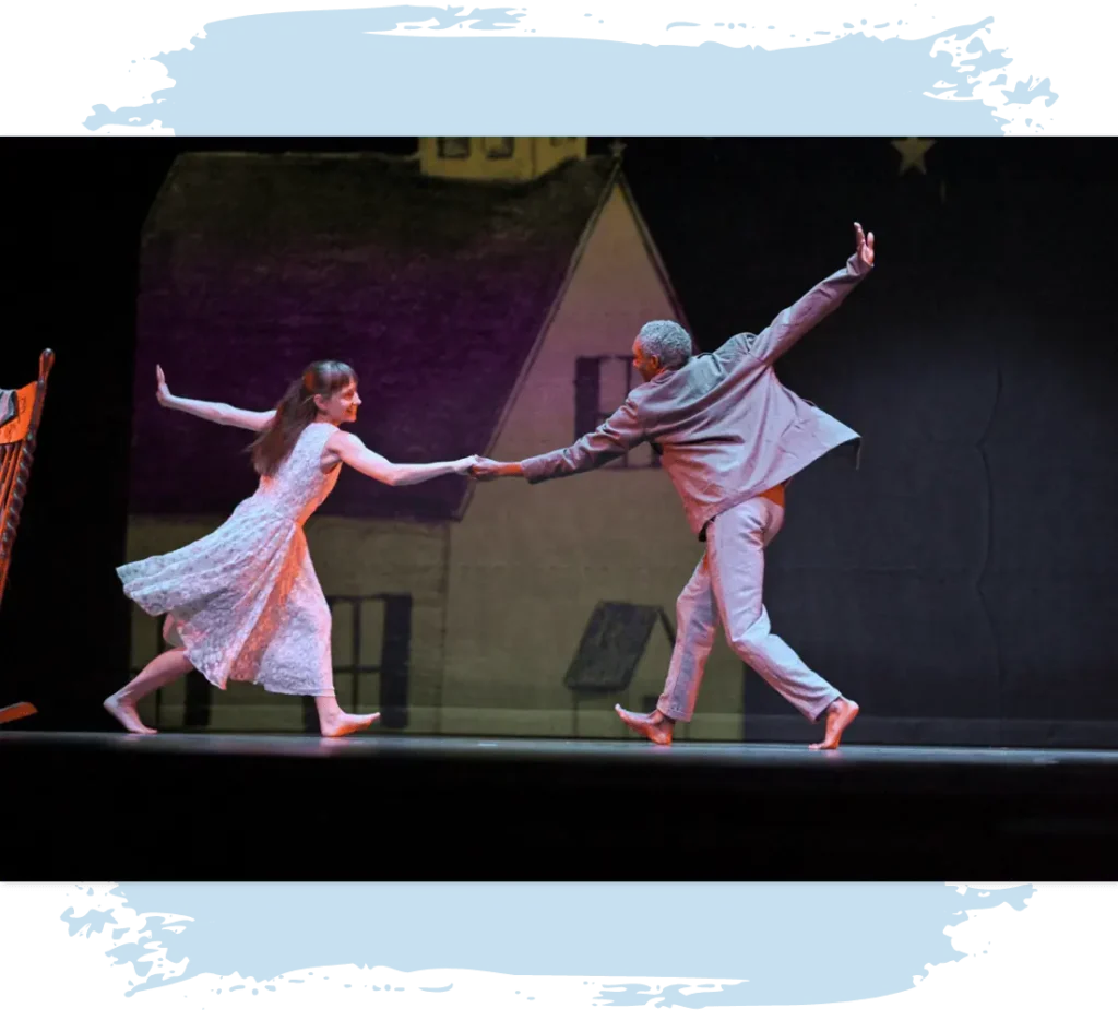 Stills from The Remember Balloons LIVE! dance theater adaptation of the children’s book.