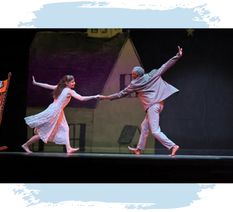 Stills from The Remember Balloons LIVE! dance theater adaptation of the children’s book.