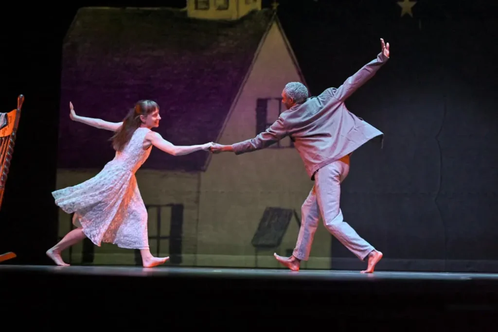 Stills from The Remember Balloons LIVE! dance theater adaptation of the children’s book.
