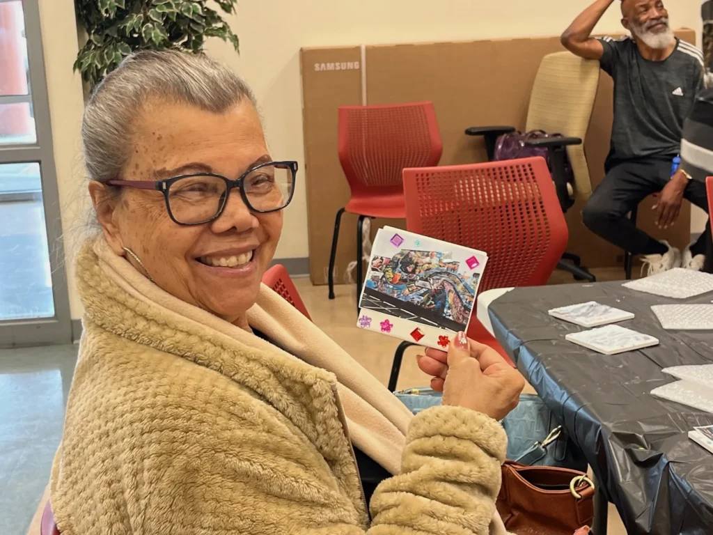 Café for Care Partners organizes creative projects like this one as part of its effort to offer respite to care givers in the Philadelphia region.