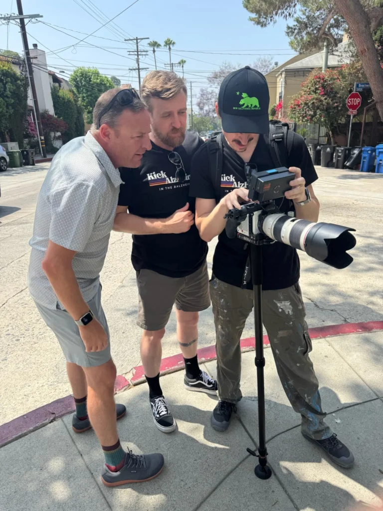 22 Luke with Director Brent and Camera man Peter