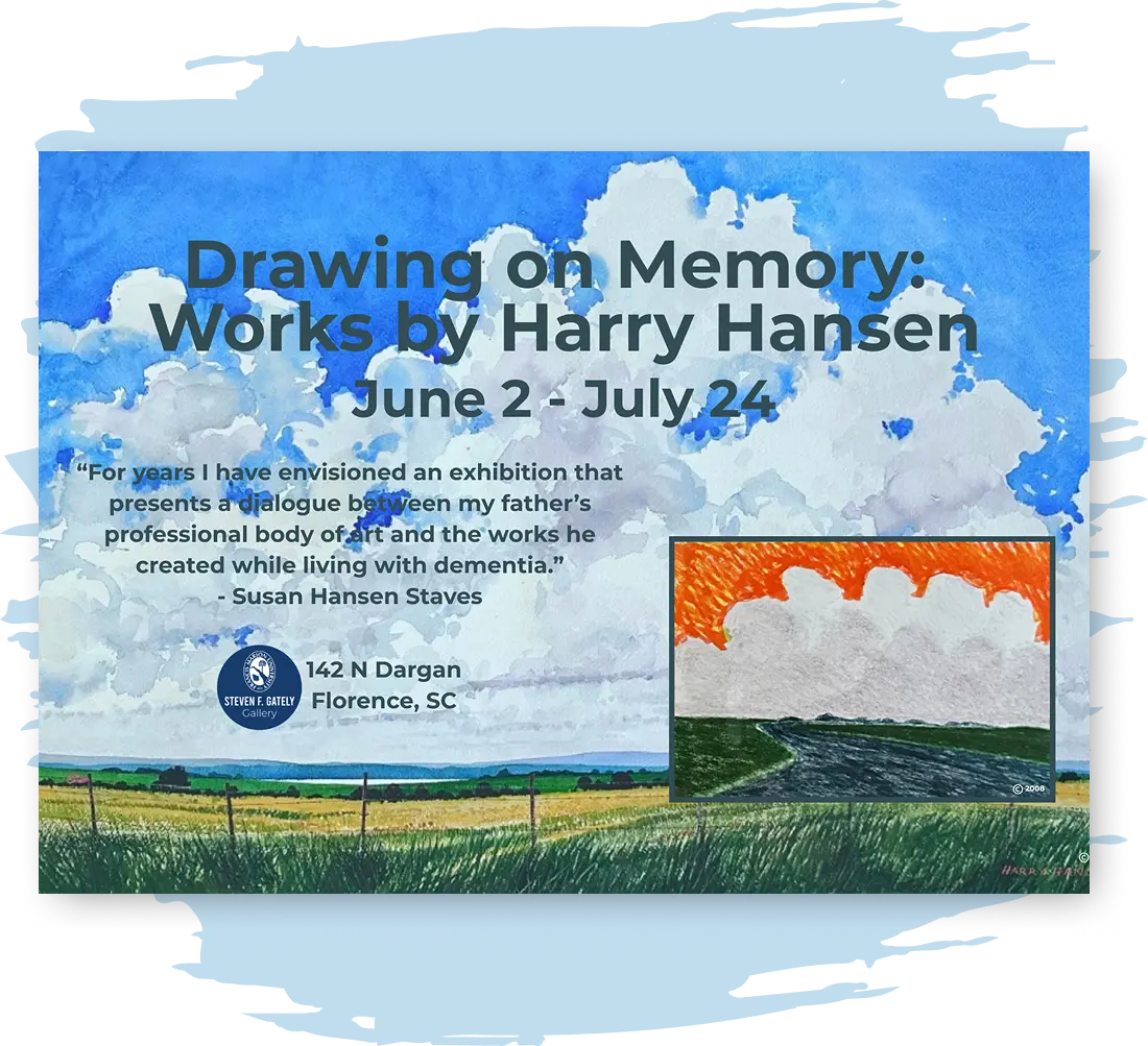 Drawing on Memory - Works by Harry Hansen' by Susan Hansen Staves